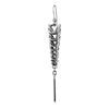 METAL Tapered Rope & Bar Earrings