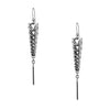 METAL Tapered Rope & Bar Earrings