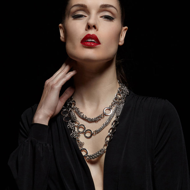 METAL X-Long Mashup Necklace