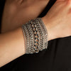 METAL 7-Row Chunky Multi-Chain Cuff Bracelet