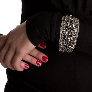 METAL Multi-Chain Ribbon Bracelet