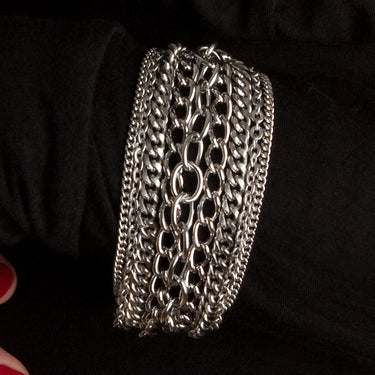 METAL Multi-Chain Ribbon Bracelet