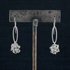 PURE Knot on Oval Drop Earrings