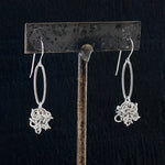 PURE Knot on Oval Drop Earrings