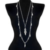 ROGUE Long Feather Cluster Pendant