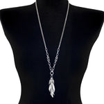 ROGUE Long Feather Cluster Pendant