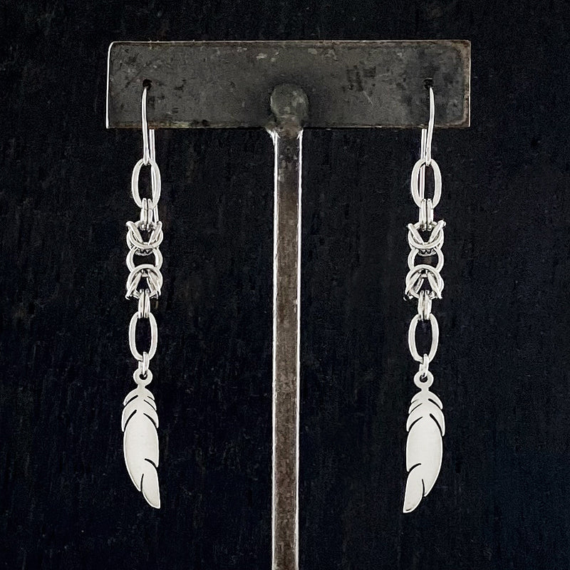 ROGUE Feather Earrings