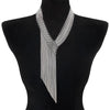 SLINKY Asymmetrical Fringe Necklace