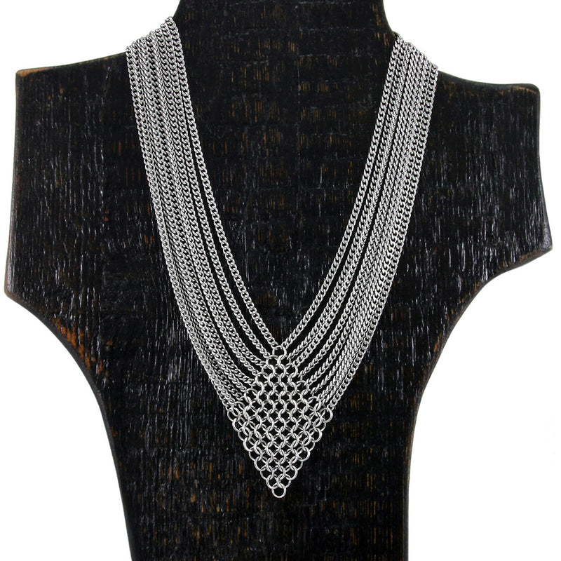 SLINKY Diamond & 9-Chain Necklace