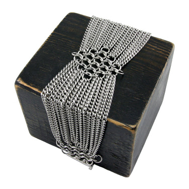 SLINKY Diamond 2-Section Cuff Bracelet