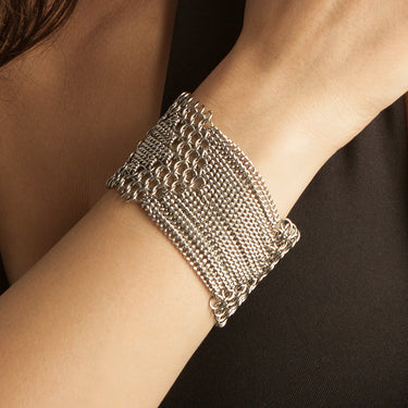 SLINKY Hexagon Cuff Bracelet