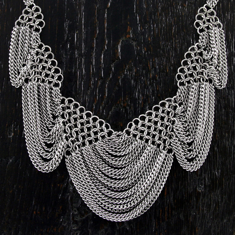 SLINKY Triangles & Scallops Necklace