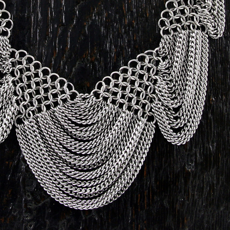 SLINKY Triangles & Scallops Necklace