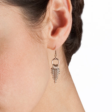 SLINKY 5-Chain Earrings