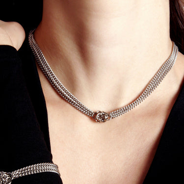 SLINKY Single Knot Necklace