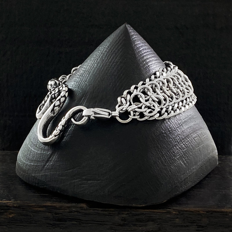 ROGUE Snake & Chainmaille Bracelet