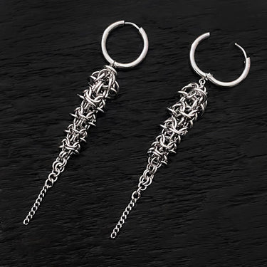 GAUGED Chainmaille Spine Earrings